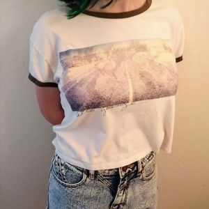 Hello and Goodbye crop top